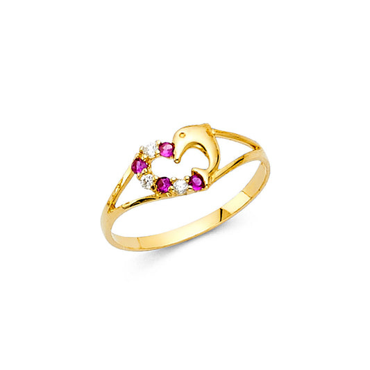 Baby CZ Rings - 14K Gold - RG528