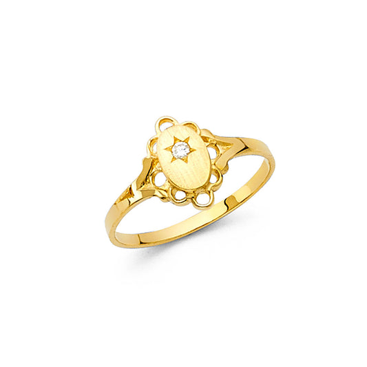 Baby CZ Rings - 14K Gold - RG531