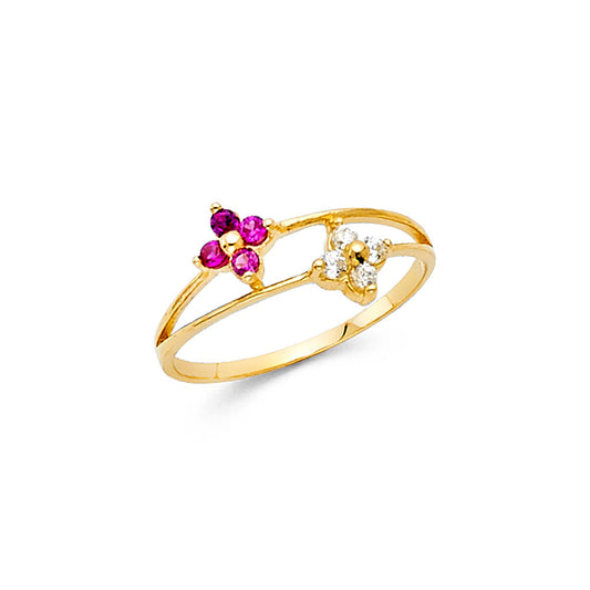 Baby CZ Rings - 14K Gold - RG536