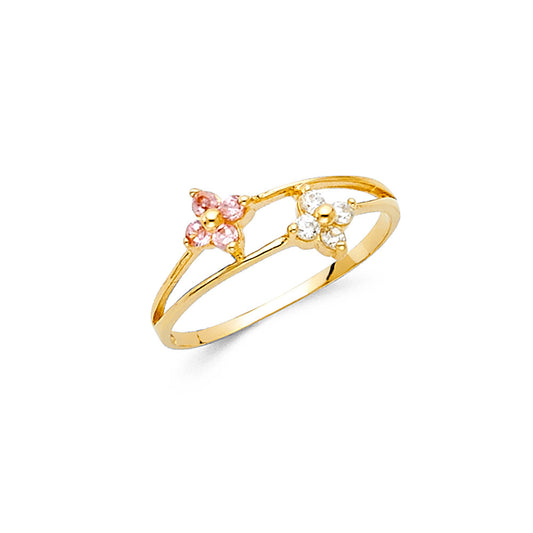 Baby CZ Rings - 14K Gold - RG537