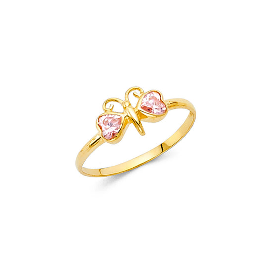 Baby CZ Rings - 14K Gold - RG541