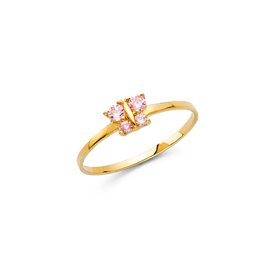 Baby CZ Rings - 14K Gold - RG543