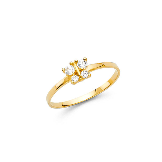 Baby CZ Rings - 14K Gold - RG544