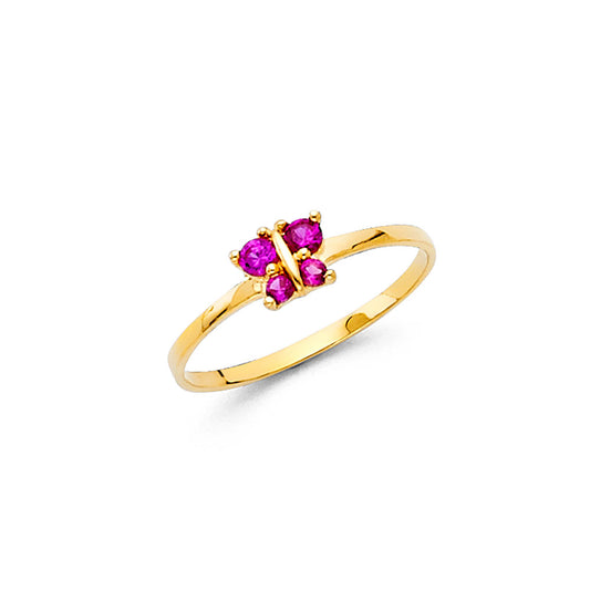 Baby CZ Rings - 14K Gold - RG545