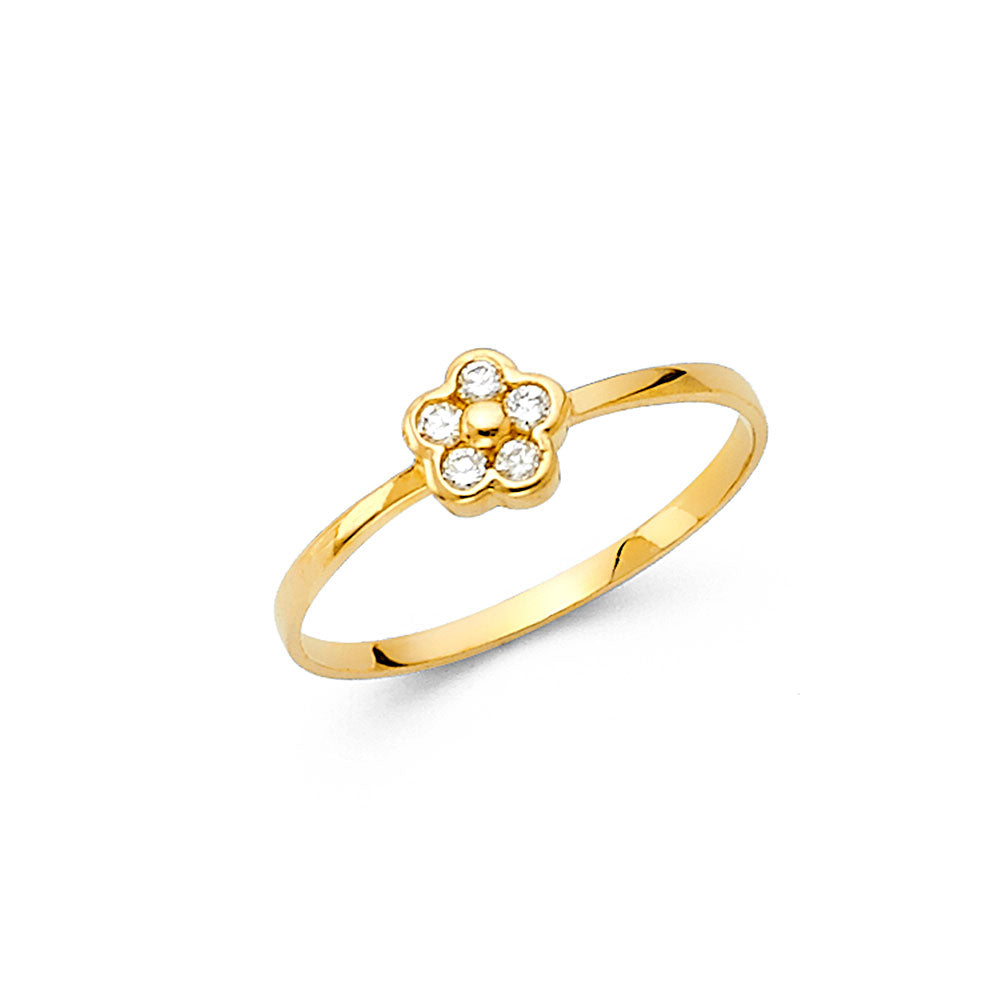 Baby CZ Rings - 14K Gold - RG547