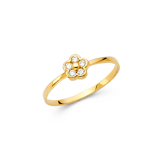 Baby CZ Rings - 14K Gold - RG547