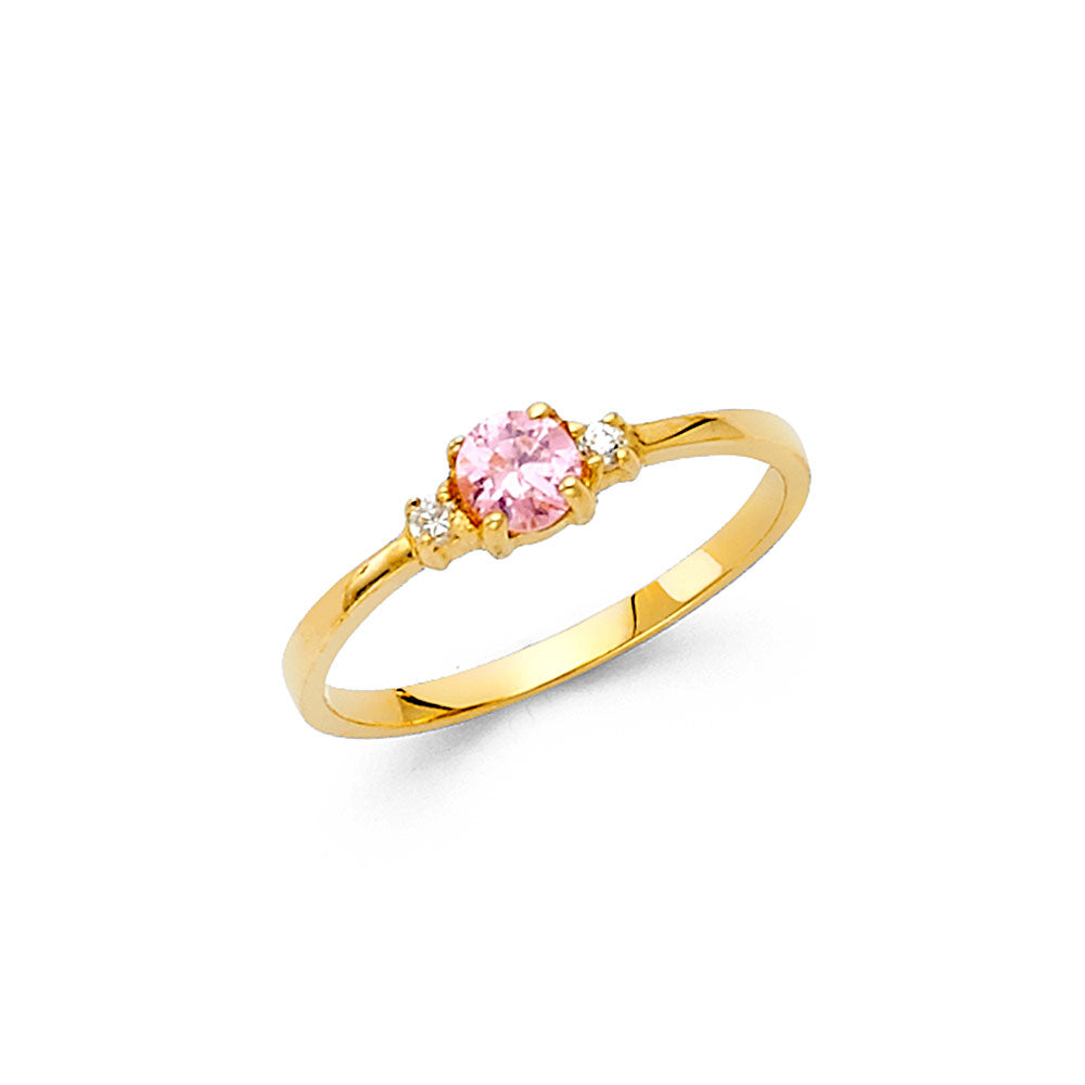 Baby CZ Rings - 14K Gold - RG560