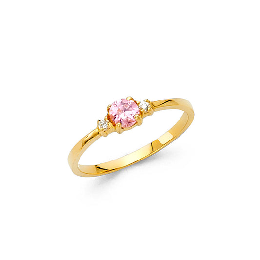 Baby CZ Rings - 14K Gold - RG560