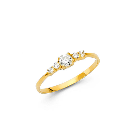 Baby CZ Rings - 14K Gold - RG565