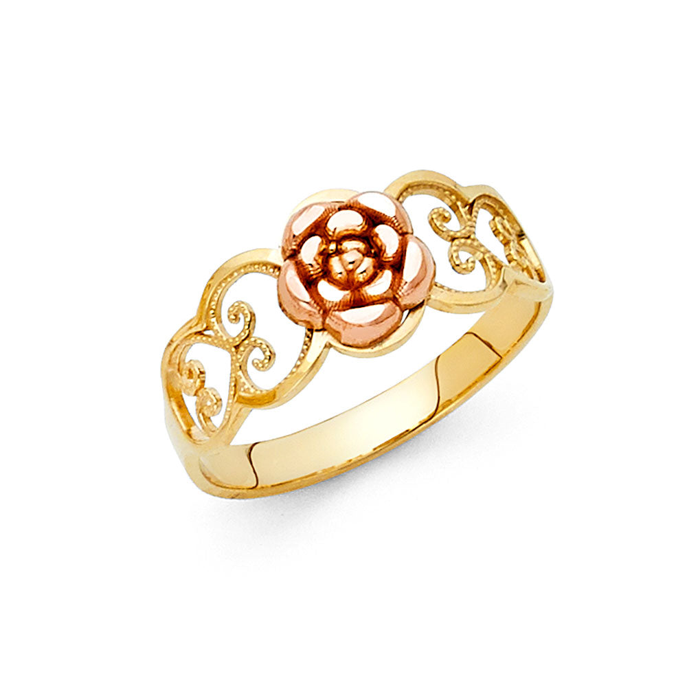 Assorted 3Color Rings - 14K Gold - RG607