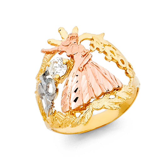 15 Años Rings - 14K Gold - RG640