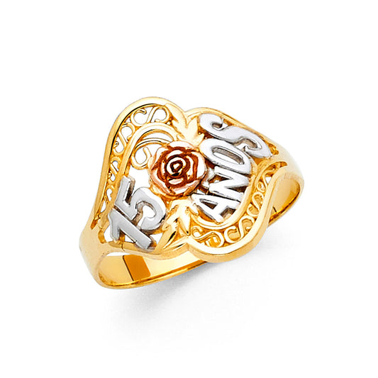 15 Años Rings - 14K Gold - RG643