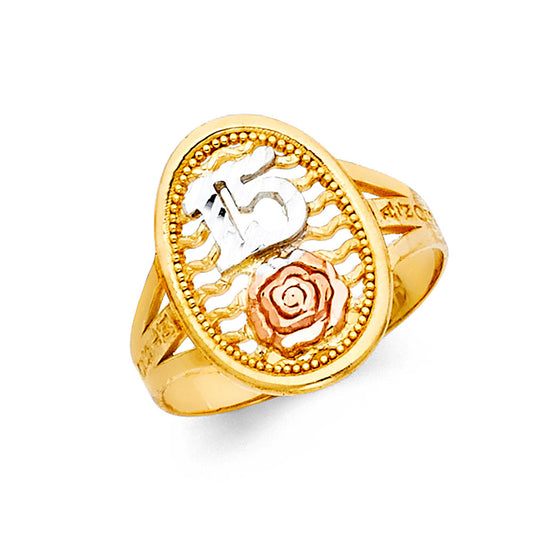 15 Años Rings - 14K Gold - RG644
