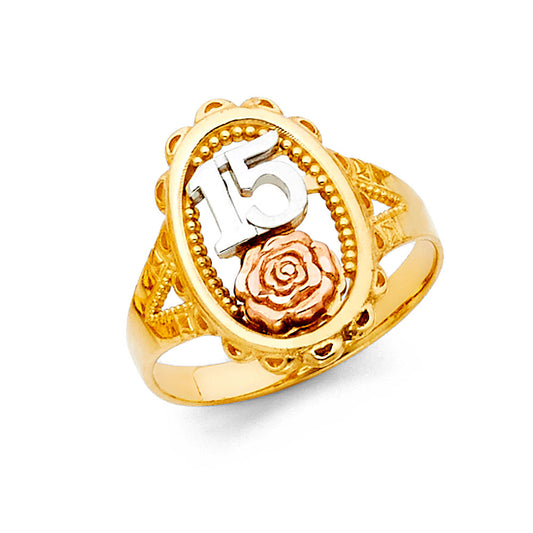 15 Años Rings - 14K Gold - RG645