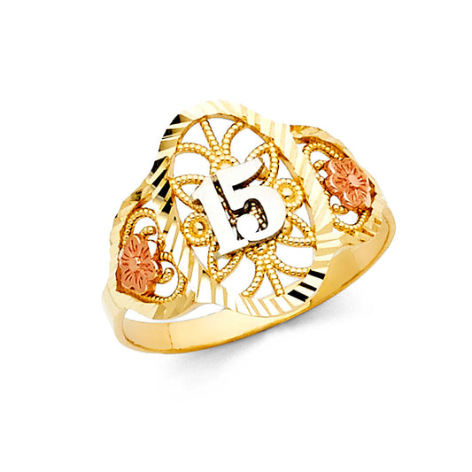 15 Años Rings - 14K Gold - RG646