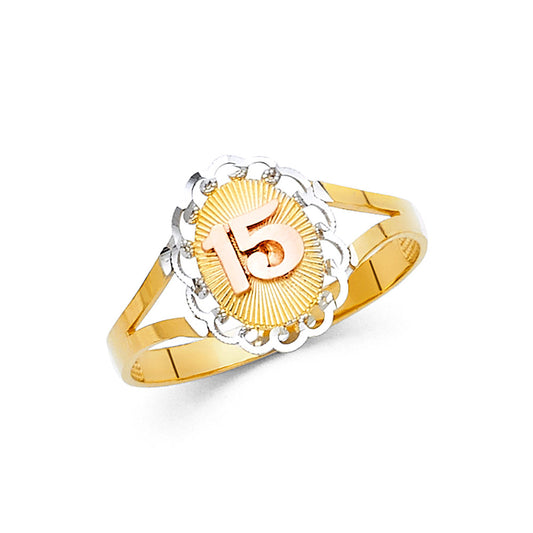15 Años Rings - 14K Gold - RG647