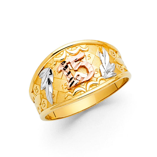 15 Años Rings - 14K Gold - RG652