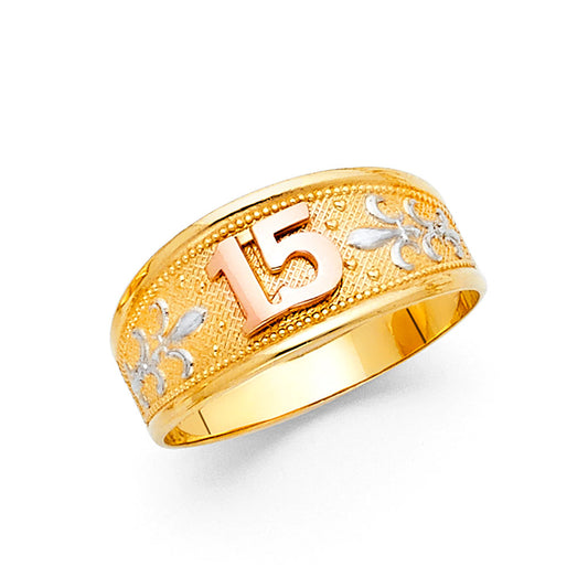 15 Años Rings - 14K Gold - RG653