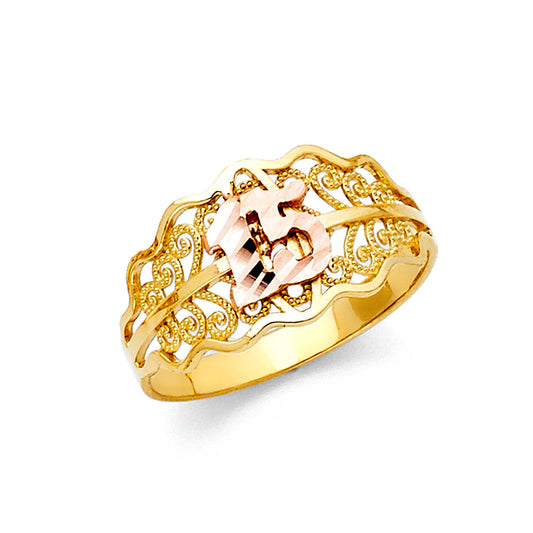 15 Años Rings - 14K Gold - RG657