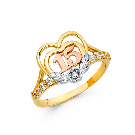 15 Años Rings - 14K Gold - RG659