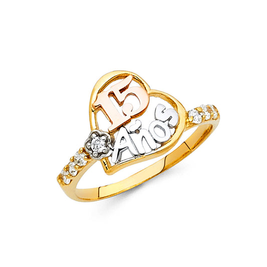 15 Años Rings - 14K Gold - RG661