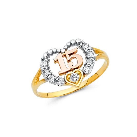 15 Años Rings - 14K Gold - RG663