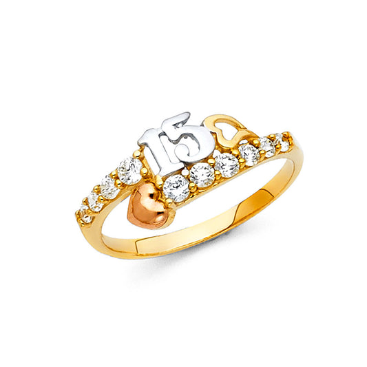 15 Años Rings - 14K Gold - RG665