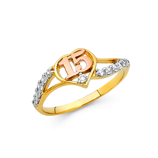 15 Años Rings - 14K Gold - RG666