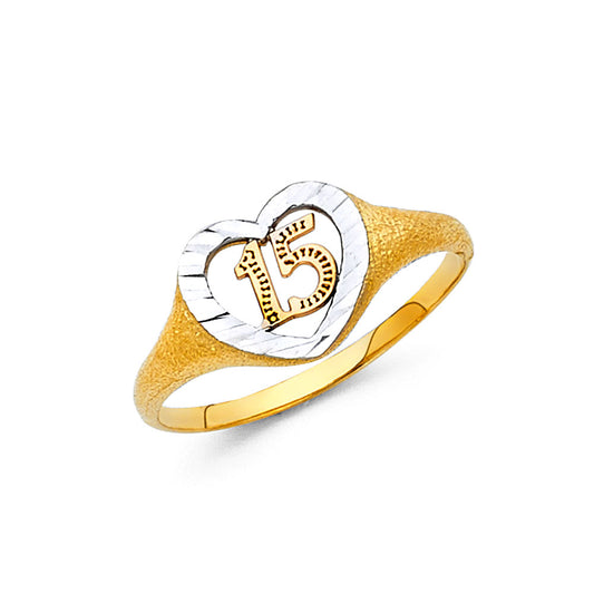 15 Años Rings - 14K Gold - RG667