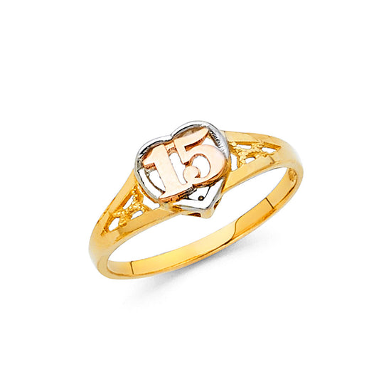 15 Años Rings - 14K Gold - RG668
