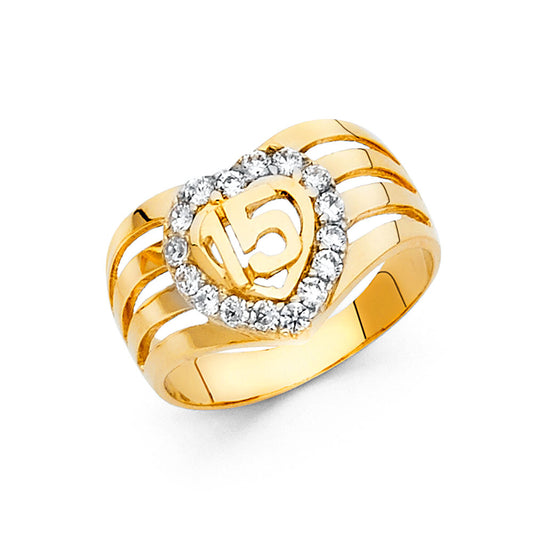 15 Años Rings - 14K Gold - RG669