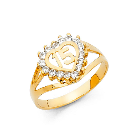15 Años Rings - 14K Gold - RG671