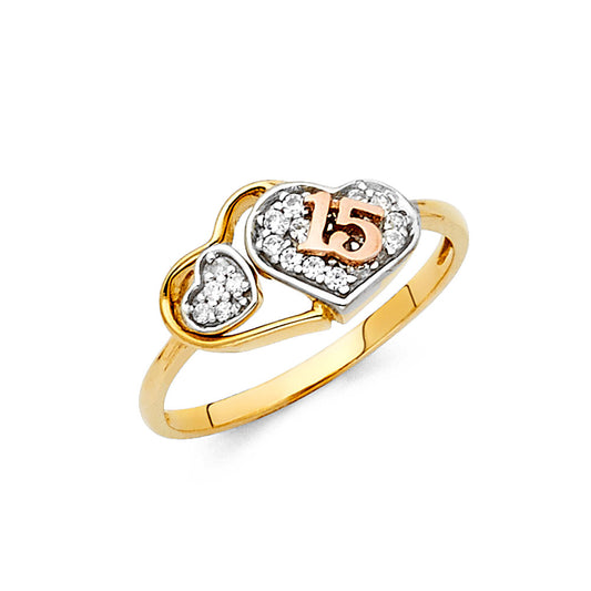 15 Años Rings - 14K Gold - RG770
