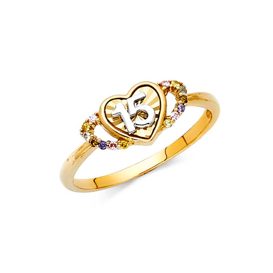 15 Años Rings - 14K Gold - RG772