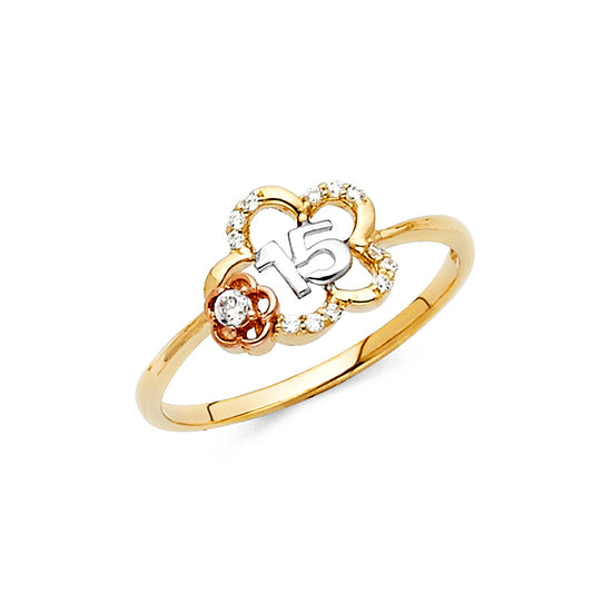 15 Años Rings - 14K Gold - RG774