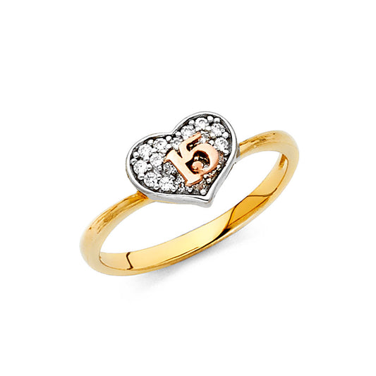 15 Años Rings - 14K Gold - RG775