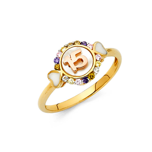 15 Años Rings - 14K Gold - RG792