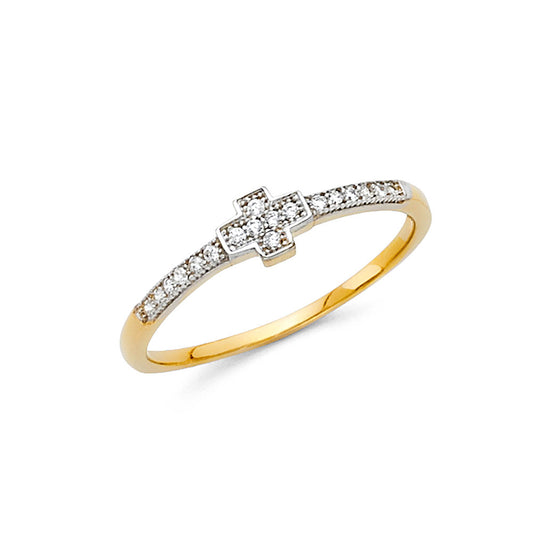 Fancy CZ Rings - 14K Gold - RG882