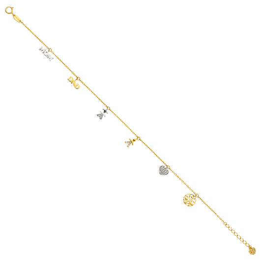 Bracelet - 14K GOLD - AB625