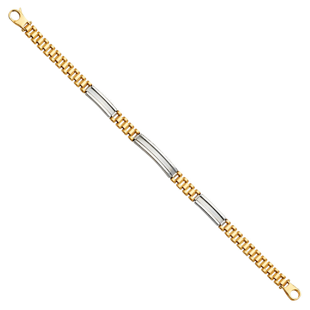 Fancy Men’s Bracelets - 14K GOLD - AB628