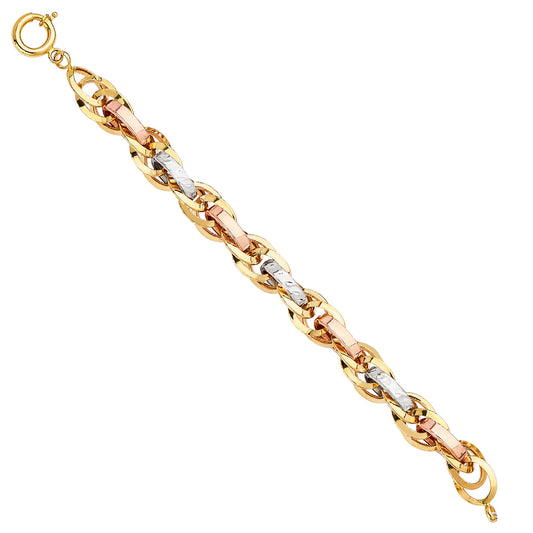 Fancy Bracelets - 14K GOLD - AB647