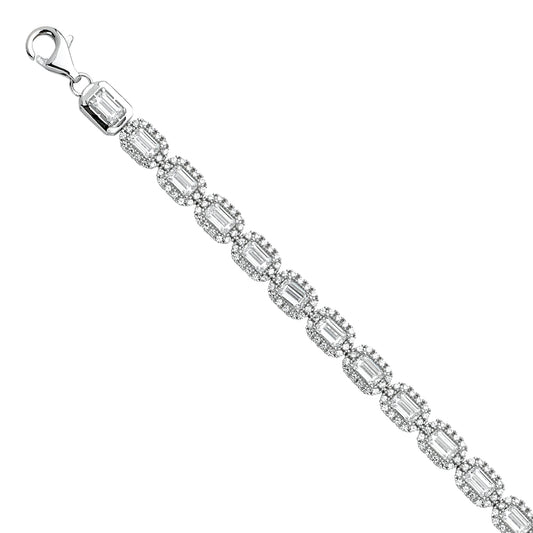 CZ Tennis Bracelets - 14K GOLD - AB657
