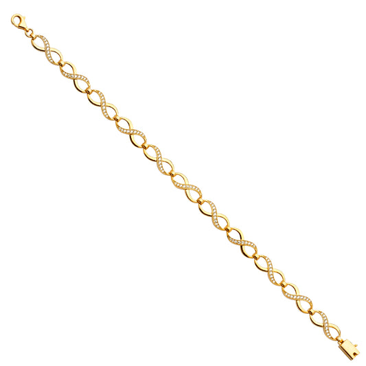 Fancy Bracelets - 14K GOLD - AB667