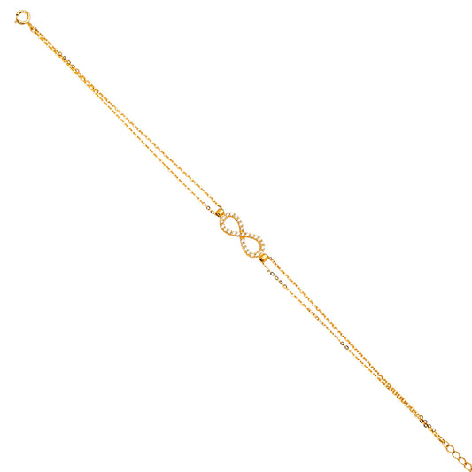 Light Fancy Bracelets - 14K GOLD - AB672