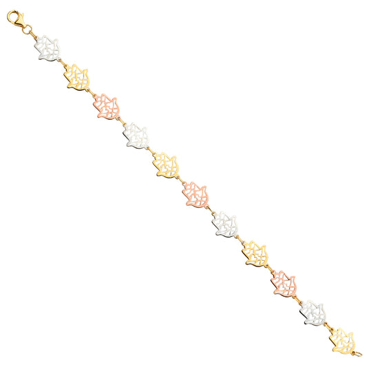 Fancy Bracelets - 14K GOLD - AB686
