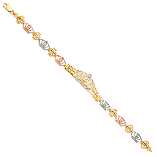 15 Años & Charm Bracelets - 14K GOLD - AB707