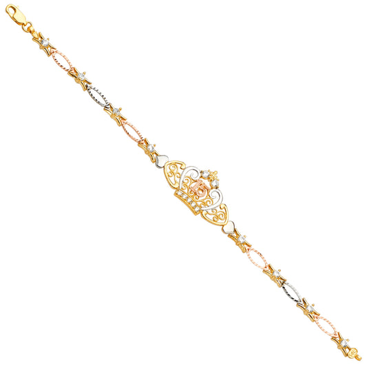 15 Años & Charm Bracelets - 14K GOLD - AB708