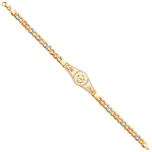 15 Años & Charm Bracelets - 14K GOLD - AB710