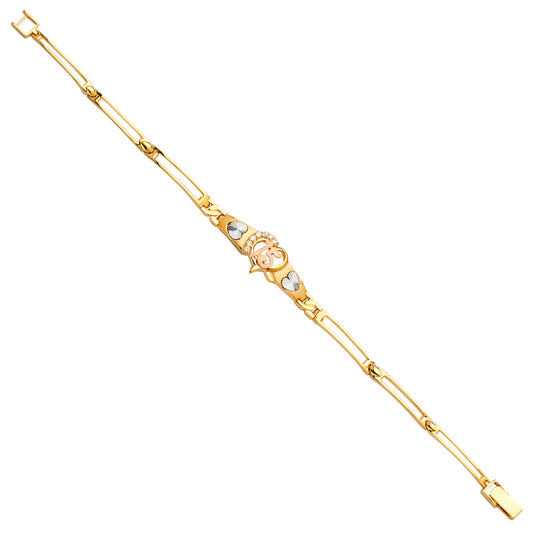 15 Años & Charm Bracelets - 14K GOLD - AB713