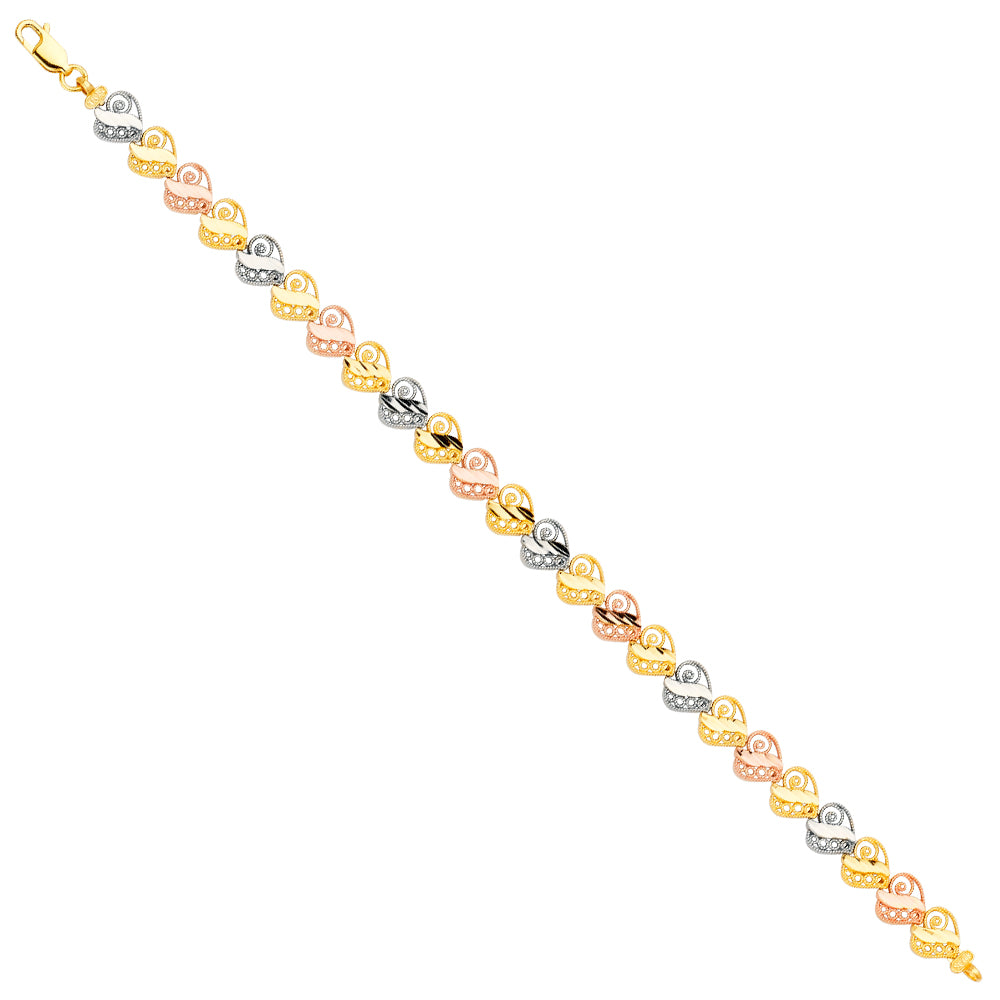 Assorted Bracelets - 14K GOLD - AB725